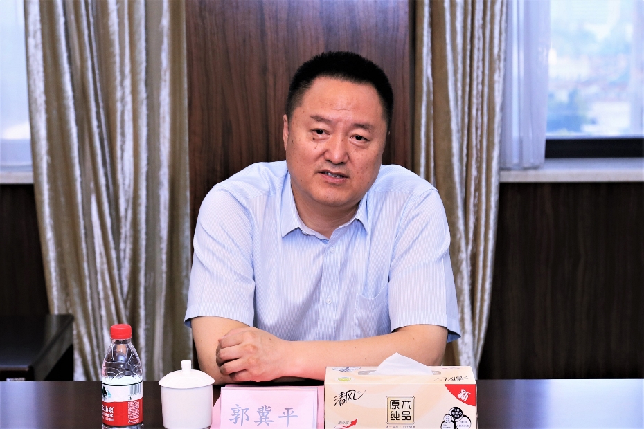 中林集团公司总经理林展会见佳木斯市市长郭冀平一行